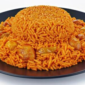 Jollof Rice + Your Preferred Protein Option
